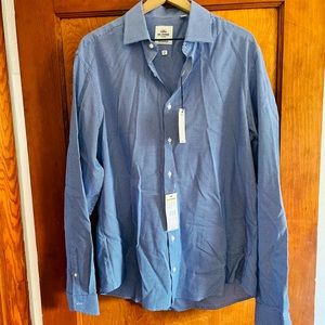 Ben Sherman slim fit blue and white button down